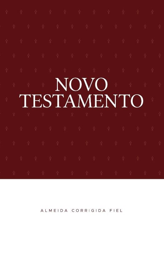 Novo Testamento Leitura Perfeita ACF Brochura Vermelho e Branco