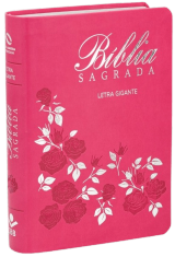 Bíblia Sagrada NAA Letra Gigante Media Com Índice Pink