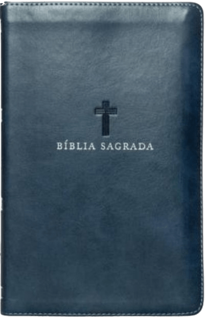 Bíblia Sagrada NVI Letra Grande Media Azul